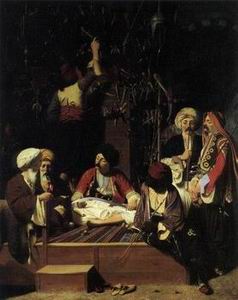 Arab or Arabic people and life. Orientalism oil paintings  250